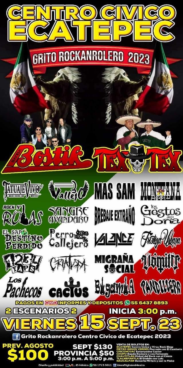 Centro civico Ecatepec presenta grito rockero  image 1