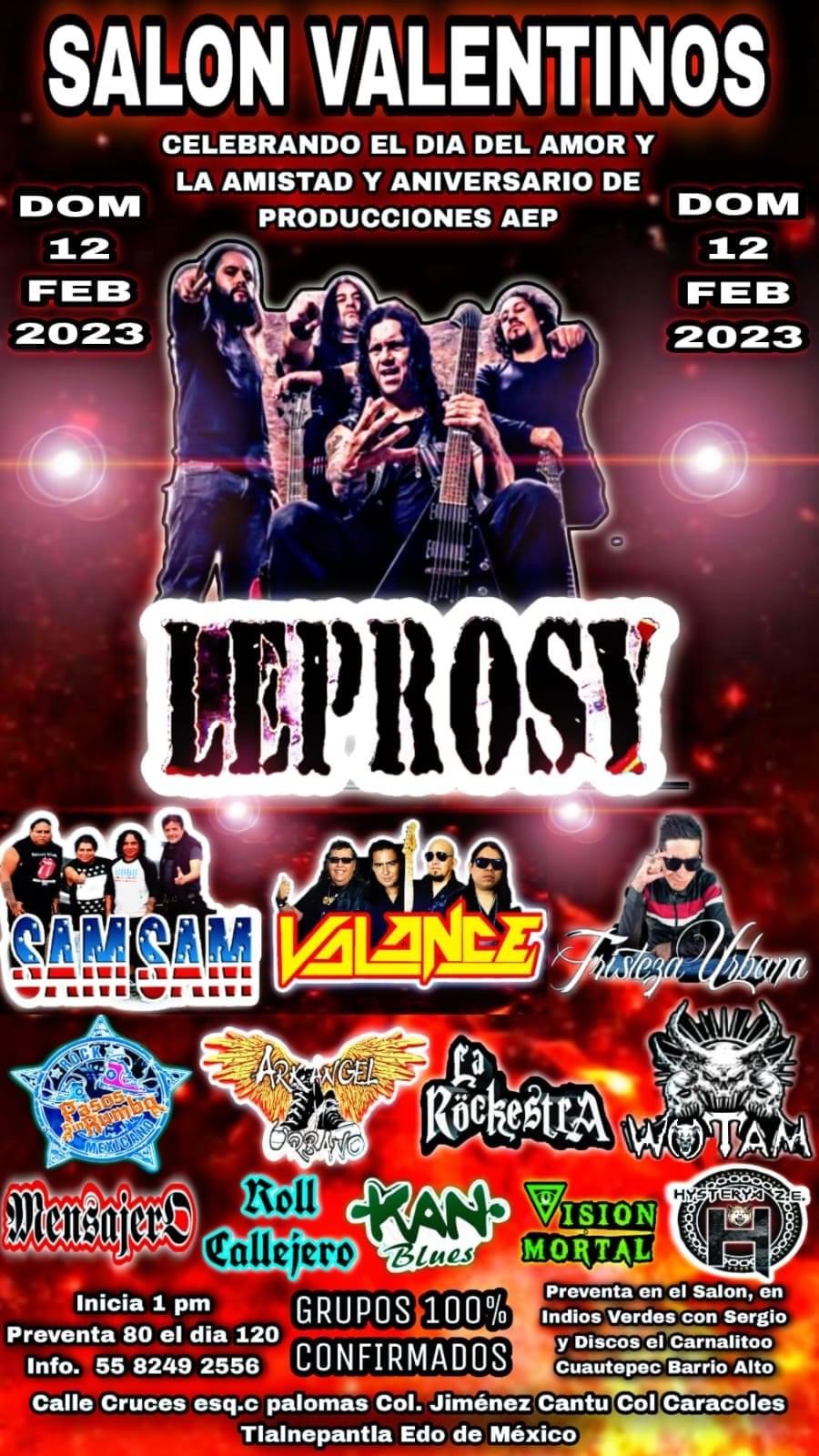 Salon valentinos presenta Leprosy image 1