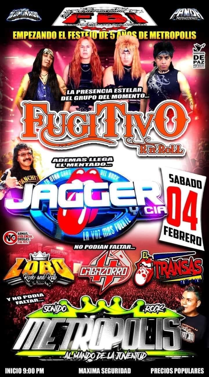 Fugitivo celebrando 5 años  image 1