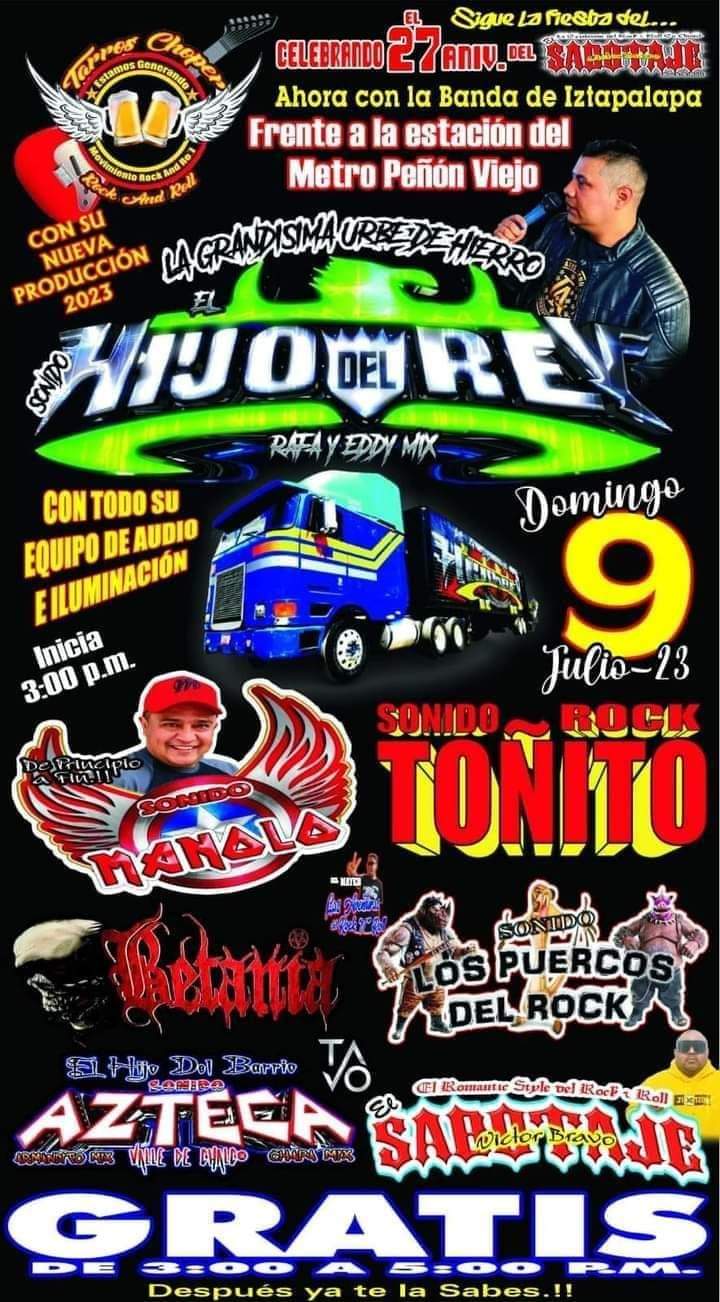 Tarros Choper en Neza presenta Julio 9 image 1
